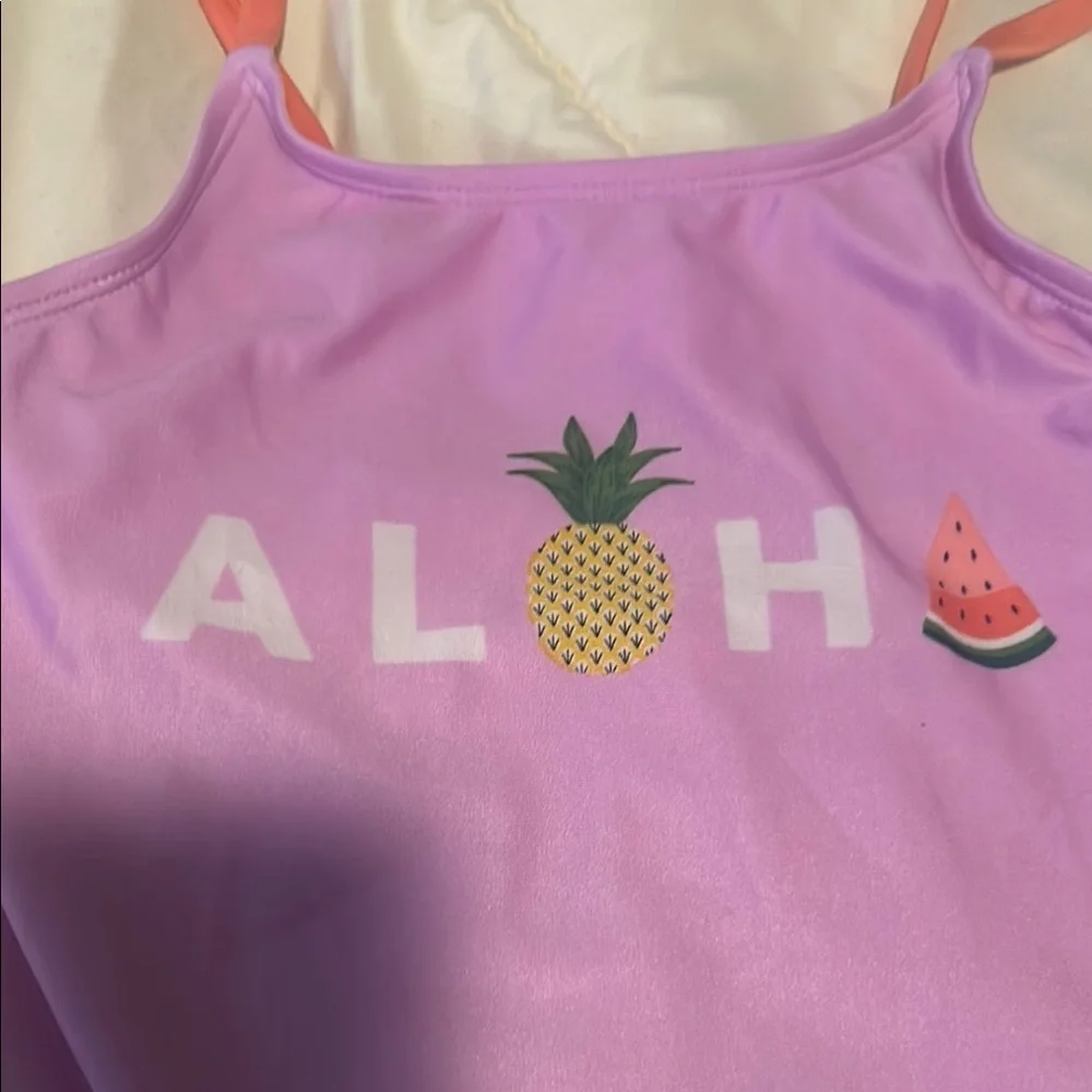 Cat & Jack Pink and Orange Bikini Swimwear